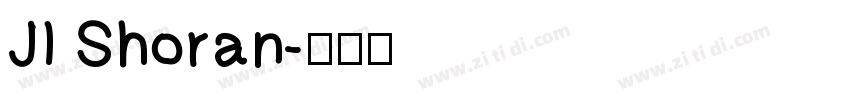 JI Shoran字体转换